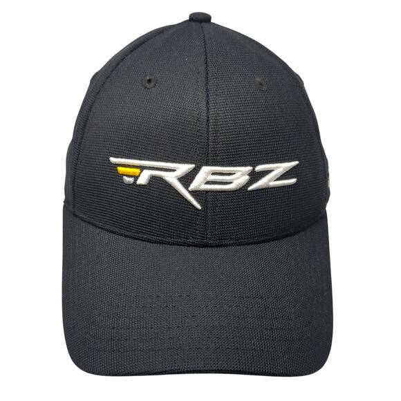 RBZ Slideback Baseball Cap Black One Size Adjustable Embroidered TaylorMade - Picture 1 of 9